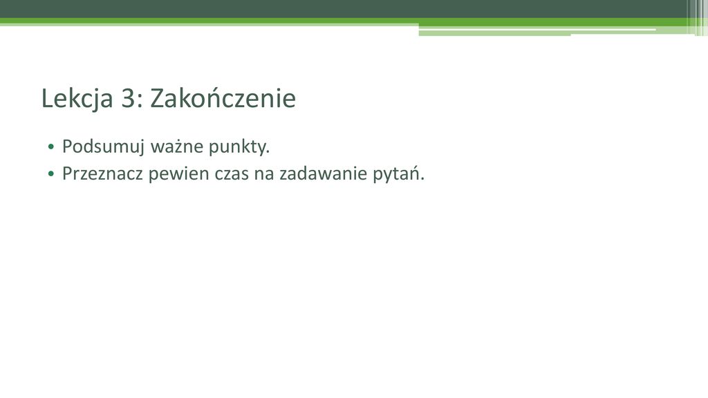 Tytu Prezentacji Szkoleniowej Ppt Pobierz